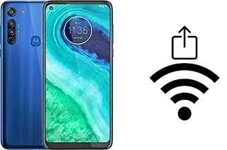 Como gerar um código QR com a senha Wifi em um Motorola Moto G8