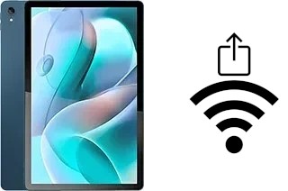 Como gerar um código QR com a senha Wifi em um Motorola Moto Tab G70