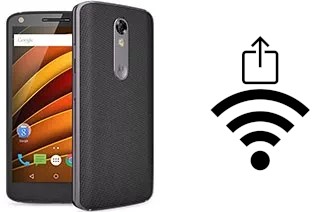 Como gerar um código QR com a senha Wifi em um Motorola Moto X Force