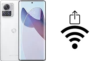 Como gerar um código QR com a senha Wifi em um Motorola Moto X30 Pro