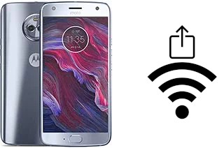 Como gerar um código QR com a senha Wifi em um Motorola Moto X4