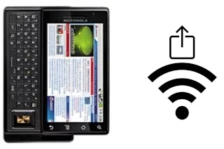 Como gerar um código QR com a senha Wifi em um Motorola MOTO XT702