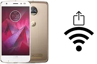 Como gerar um código QR com a senha Wifi em um Motorola Moto Z2 Force