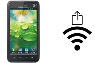 Como gerar um código QR com a senha Wifi em um Motorola MT917