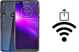 Como gerar um código QR com a senha Wifi em um Motorola One Macro