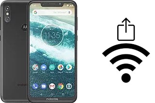 Como gerar um código QR com a senha Wifi em um Motorola One Power (P30 Note)