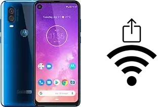 Como gerar um código QR com a senha Wifi em um Motorola One Vision