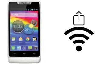 Como gerar um código QR com a senha Wifi em um Motorola RAZR D1