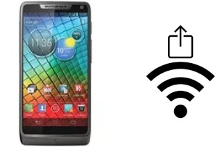 Como gerar um código QR com a senha Wifi em um Motorola RAZR i XT890