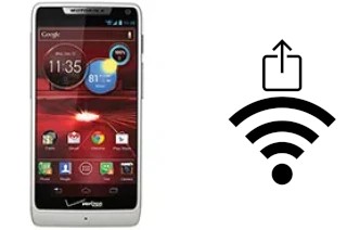 Como gerar um código QR com a senha Wifi em um Motorola DROID RAZR M