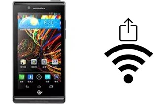 Como gerar um código QR com a senha Wifi em um Motorola RAZR V XT889