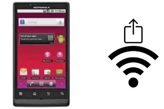 Como gerar um código QR com a senha Wifi em um Motorola Triumph