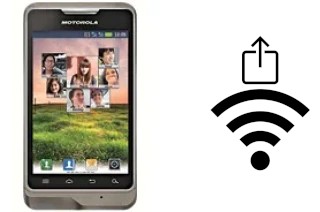 Como gerar um código QR com a senha Wifi em um Motorola XT390