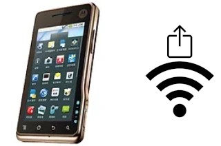 Como gerar um código QR com a senha Wifi em um Motorola XT720 MOTOROI