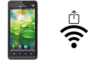 Como gerar um código QR com a senha Wifi em um Motorola XT928