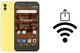 Como gerar um código QR com a senha Wifi em um MyPhone myA1 Plus