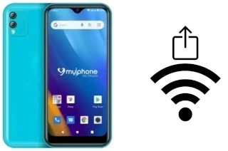 Como gerar um código QR com a senha Wifi em um MyPhone myWX1 Lite