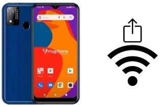 Como gerar um código QR com a senha Wifi em um MyPhone myWX2