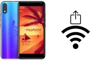 Como gerar um código QR com a senha Wifi em um MyPhone myXi1