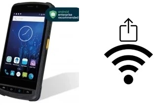 Como gerar um código QR com a senha Wifi em um Newland MT90 Orca Pro