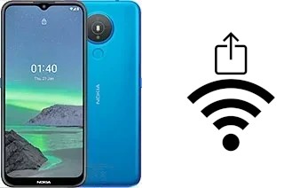 Como gerar um código QR com a senha Wifi em um Nokia 1.4