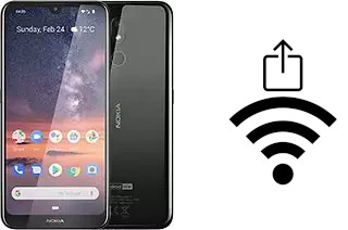 Como gerar um código QR com a senha Wifi em um Nokia 3.2