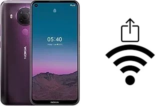 Como gerar um código QR com a senha Wifi em um Nokia 5.4