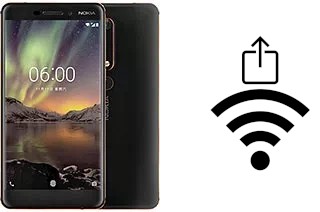 Como gerar um código QR com a senha Wifi em um Nokia 6.1