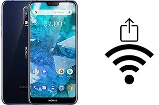 Como gerar um código QR com a senha Wifi em um Nokia 7.1