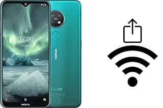 Como gerar um código QR com a senha Wifi em um Nokia 7.2