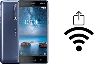 Como gerar um código QR com a senha Wifi em um Nokia 8