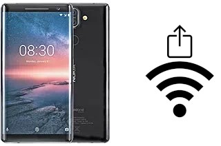 Como gerar um código QR com a senha Wifi em um Nokia 8 Sirocco