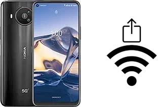 Como gerar um código QR com a senha Wifi em um Nokia 8 V 5G UW