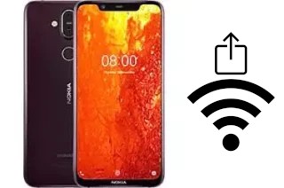 Como gerar um código QR com a senha Wifi em um Nokia 8.1