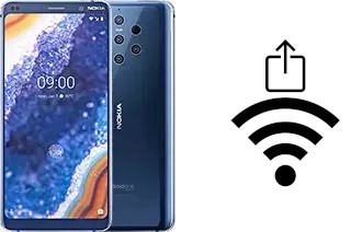 Como gerar um código QR com a senha Wifi em um Nokia 9 PureView