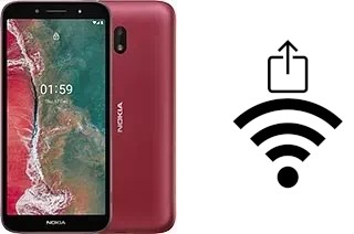 Como gerar um código QR com a senha Wifi em um Nokia C1 Plus