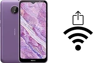 Como gerar um código QR com a senha Wifi em um Nokia C10