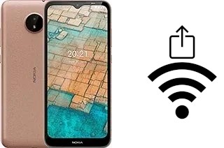 Como gerar um código QR com a senha Wifi em um Nokia C20