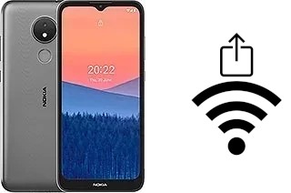 Como gerar um código QR com a senha Wifi em um Nokia C21