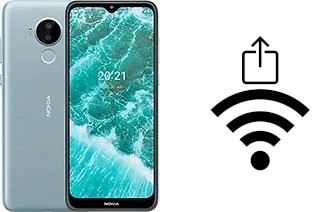 Como gerar um código QR com a senha Wifi em um Nokia C30