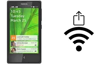 Como gerar um código QR com a senha Wifi em um Nokia X+