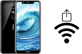 Como gerar um código QR com a senha Wifi em um Nokia 5.1 Plus (Nokia X5)