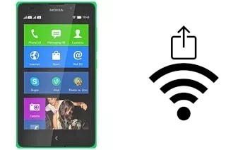 Como gerar um código QR com a senha Wifi em um Nokia XL