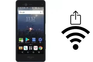 Como gerar um código QR com a senha Wifi em um NTT F-01K