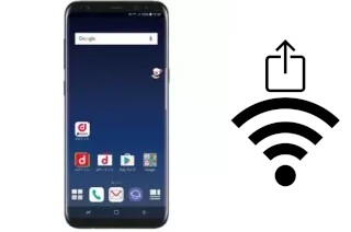 Como gerar um código QR com a senha Wifi em um NTT SC-02J