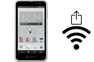 Como gerar um código QR com a senha Wifi em um NTT SH-03F