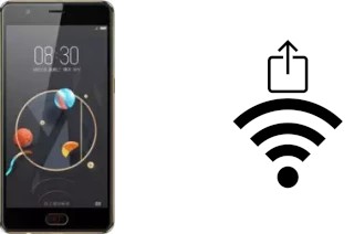 Como gerar um código QR com a senha Wifi em um nubia M2 Lite