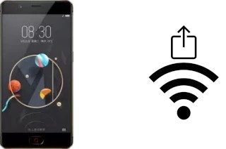 Como gerar um código QR com a senha Wifi em um nubia M2