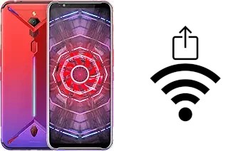 Como gerar um código QR com a senha Wifi em um nubia Red Magic 3