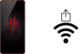 Como gerar um código QR com a senha Wifi em um nubia Red Magic